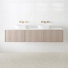 Clifton Ensuite 1800mm Wall Hung Double Vanity